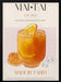 Orange Bliss Drink - Nazma Khokhar Framed Art | Home or Office Art