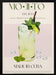 Mojito Print Cocktail - Nazma Khokhar Framed Art | Home or Office Art