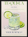 Tequila Drink With Lime And Ice - Nazma Khokhar Framed Art | Home or Office Art