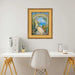 32x48 Frame Wide Gold Leaf Flat Panel Picture Frame