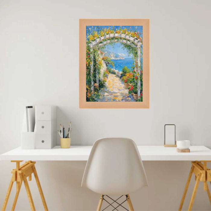 Natural Maple Wood Flat Picture Frame 