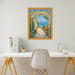 24x30 Frame Slim Classic Florer Beaded Gold Picture Frame