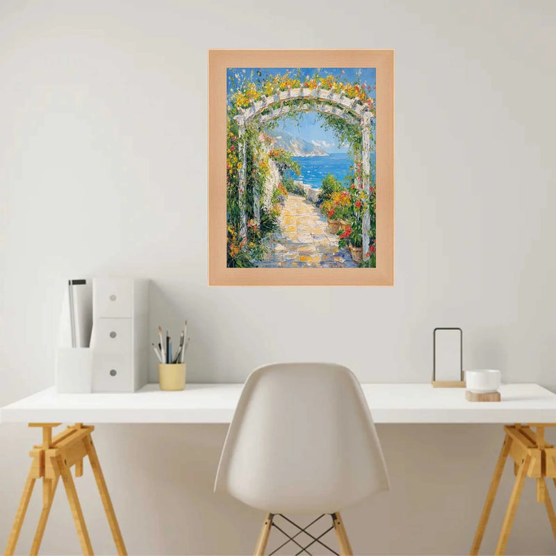 24x30 Frame Natural Maple Wood Flat Picture Frame
