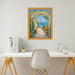 22x22 Frame Slim Classic Florer Beaded Gold Picture Frame