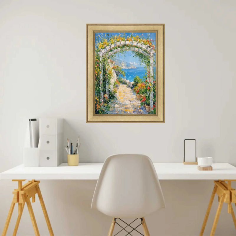 14x17 Frame Modern Contemporary Champagne Gold Flat Picture Frame