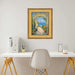 Wide Gold Leaf Flat Panel Picture Frame 