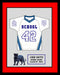 High School Lacrosse Senior Award Night Gift Idea - Jersey Frame Print  shopmodernmemory.com 