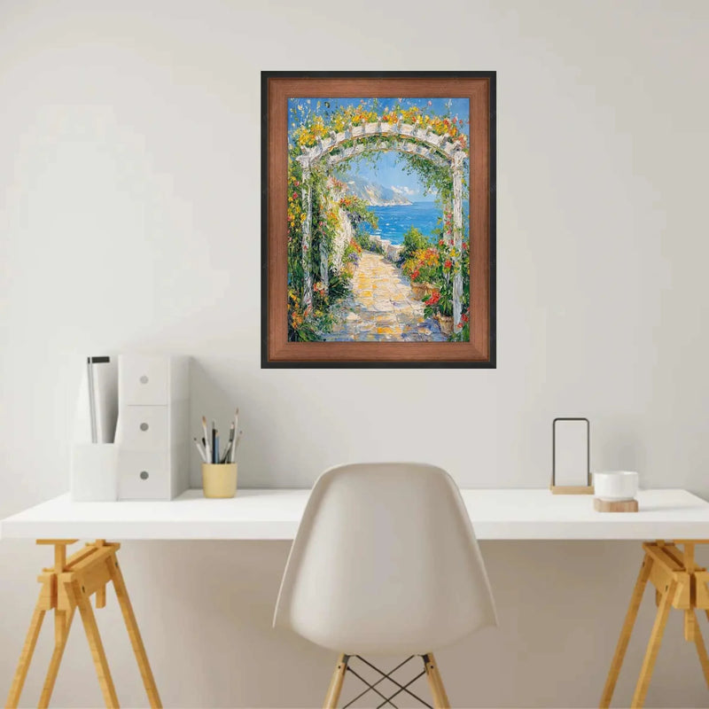 30x40 Frame Vintage Brushed Rust Copper Black Picture Frame