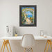 32x48 Frame Black Hammered Flat Picture Frame