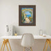 11x16 Frame Wide Gold Black Flat Panel Picture Frame