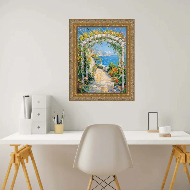 27x27 Frame Victorian Antique Gold Orante Picture Frame