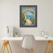 12x15 Frame Renaissance Silver Black Ornate Picture Frame