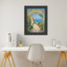 40x60 Frame Piano Black Glossy Ornate Picture Frame