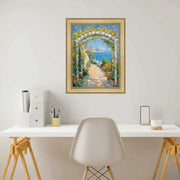 24x48 Frame Modern Contemporary Champagne Gold Flat Picture Frame