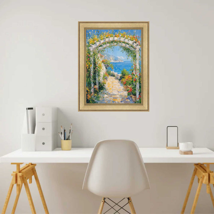 32x48 Frame Modern Contemporary Champagne Gold Flat Picture Frame