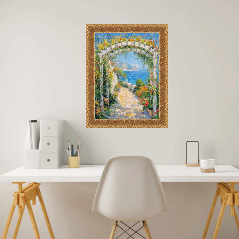 40x50 Frame Versailles Gold Ornate Picture Frame - Vintage Wall deco