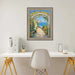 22x30 Frame Industrial Silver Metal Slope Picture Frame