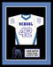 High School Lacrosse Senior Award Night Gift Idea - Jersey Frame Print  shopmodernmemory.com 