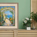 32x24 Frame  Contemporary Wide Silver Leaf Flat Panel Picture Frame