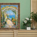 32x48 Frame Farmhouse Rustic Wood Black Gold Picture Frame