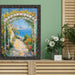 28x28 Frame Industrial Slim Black Iron Asphalt Picture Frame