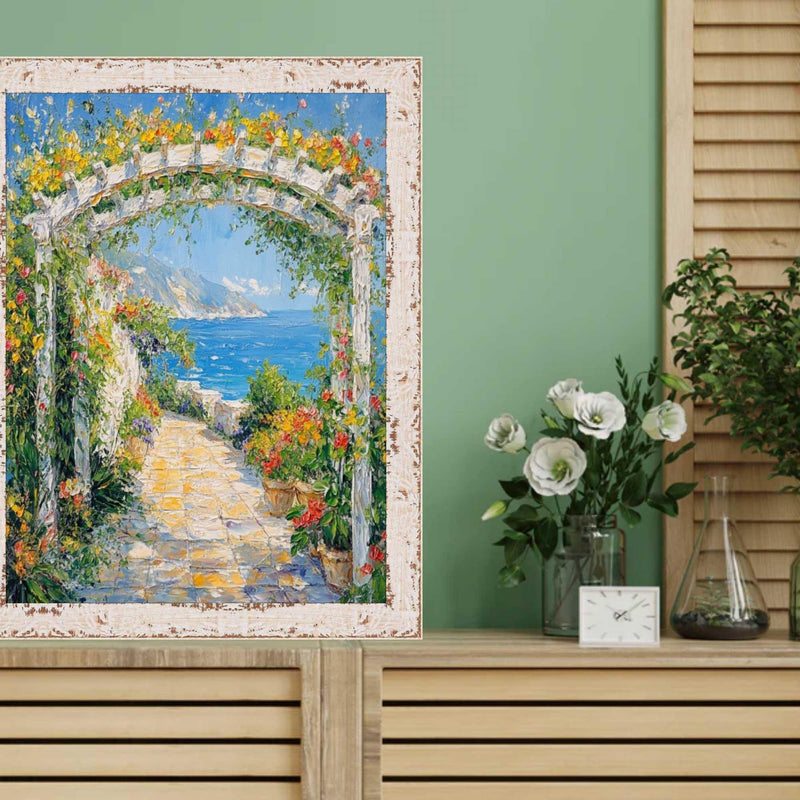 14x14 Frame Natural Maple Wood Flat Picture Frame