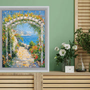 12x24 Frame Modern Silver Metal Brushed Picture Frame