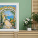 32x48 Frame Glossy Ornate Wedding White Picture Frame