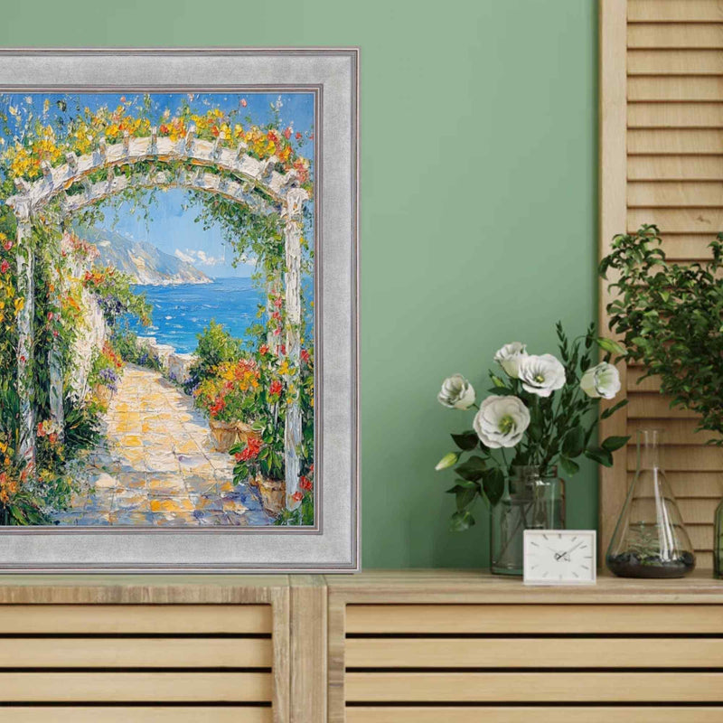 30x36 Frame Modern Contemporary Silver Flat Picture Frame