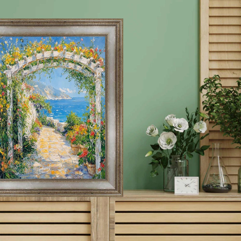 30x36 Frame Vintage Antique Silver Flat Panel Picture Frame