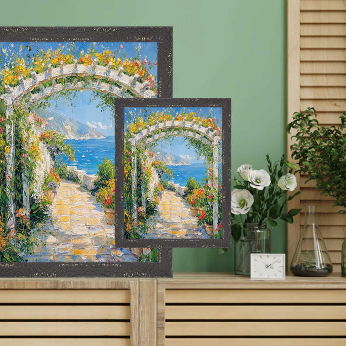 32x48 Frame Slim Teal Seaspray Chabi Chic Farmhouse Rustic Picture Frame