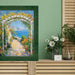 32x48 Frame Green Burl Wood Flat Picture Frame