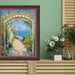 11x11 Frame Diploma Mahogany With Gold Line Picture Frame