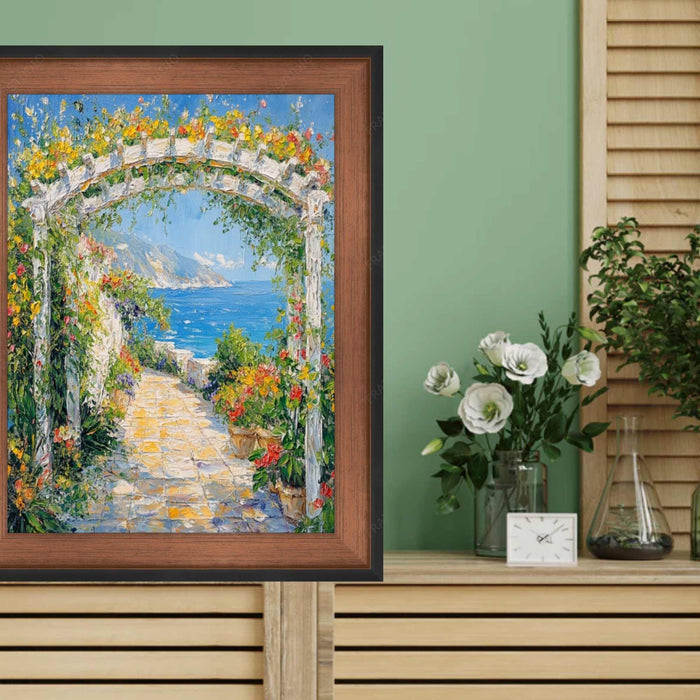 32x48 Frame Vintage Brushed Rust Copper Black Picture Frame