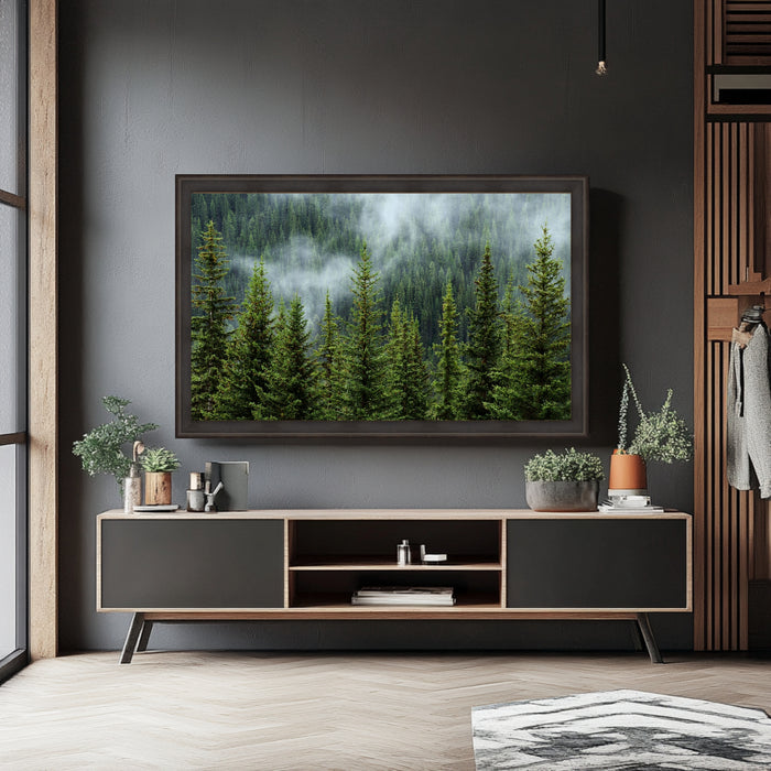 55 Inch TV Picture Frame - Decorative Custom frame for 55 inch TV  Modern Memory Design 