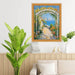 32x48 Frame Slim Classic Florer Beaded Gold Picture Frame