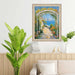 White Wash Alabaster Bead Picture Frame 