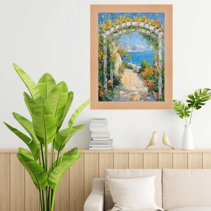 Natural Maple Wood Flat Picture Frame 