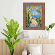40x60 Frame Rust Brown Grain Barnwood Picture Frame