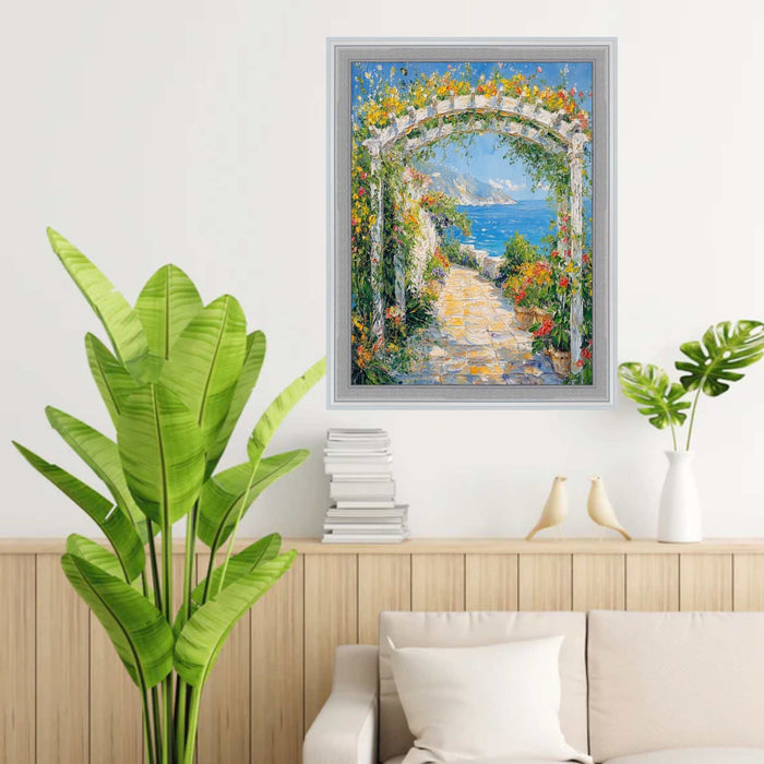 32x48 Frame Modern Silver Metal Brushed Picture Frame