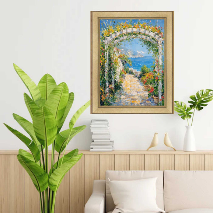 32x48 Frame Modern Contemporary Champagne Gold Flat Picture Frame