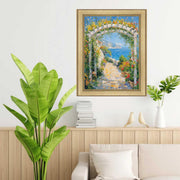 24x48 Frame Modern Contemporary Champagne Gold Flat Picture Frame