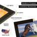 a picture of a horse and a picture of another horse