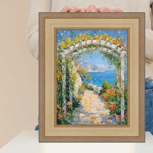 32x48 Frame Wide Antique Silver Gold Wash Picture Frame