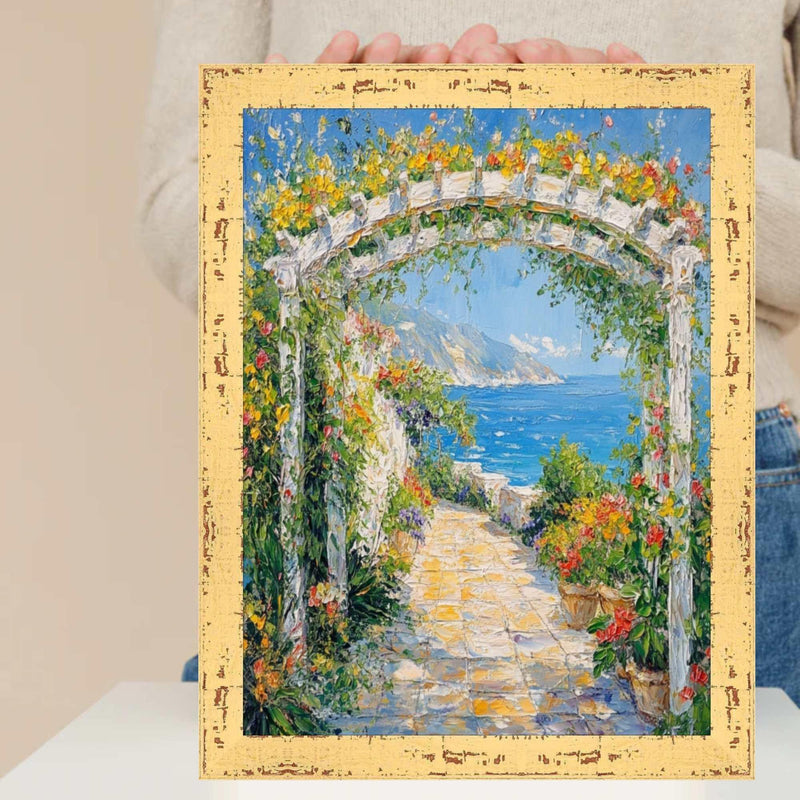 15x15 Frame Natural Maple Wood Flat Picture Frame