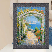 32x24 Frame Renaissance Silver Black Ornate Picture Frame