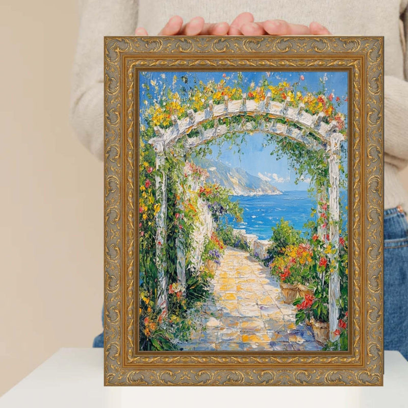 24x48 Frame Victorian Antique Gold Orante Picture Frame