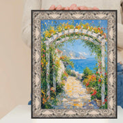 20x20 Frame Vintage Antique Alabaster White Wash Picture Frame