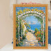 24x30 Frame Slim Classic Florer Beaded Gold Picture Frame