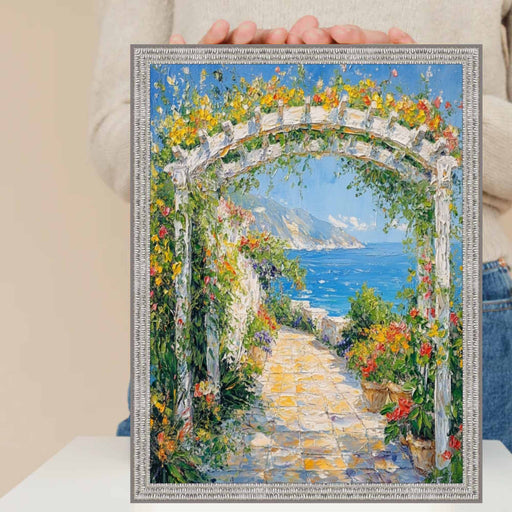 32x48 Frame Slim Bright Chrome Silver Pebbled Texture Picture Frame